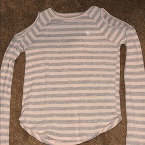 Abercrombie and Fitch Kids cold-shoulder top.